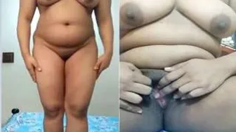 Indian Wife Undressing Slowly Fingering Her Pussy On Camera Now