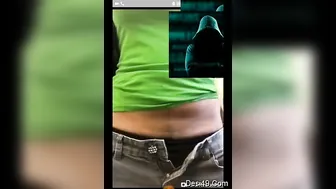 Hot GF Flashing Her Perky Boobs During Video Call Today