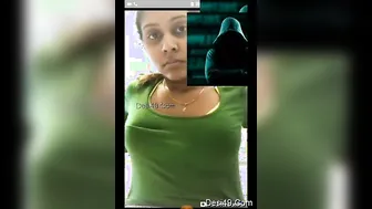 Hot GF Flashing Her Perky Boobs During Video Call Today