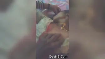 Desi GF Getting Her Tits Pressed Hard By Her Boyfriend
