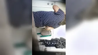 Desi Babe Getting Ready For Her Bath Teasing Before Stripping