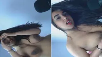 Hot Nri Babe Stripping And Playing With Herself On Livestream