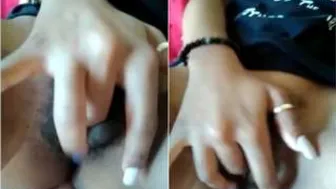 Cute Desi GF Playing With Her Pussy On Camera Part 1