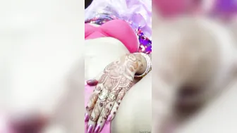 Newlywed Wife Exposing Her Soaking Wet Pussy To Her Husband