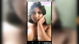 Shy Desi GF Flashing Boobs During Our Video Chat