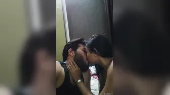 Desi Lovers Kissing And Making Out In Bedroom After Midnight