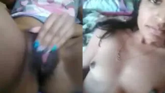 Cute Desi GF Rubbing Pussy For Me On Camera Part Two