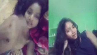 Cute Desi GF Showing Her Tits And Dripping Wet Pussy