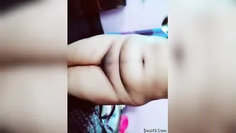 Hot Desi Babe Spreading Legs And Showing Tits And Pussy For Me