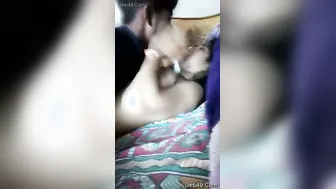 College GF Getting Her Boobs Sucked By Her Boyfriend