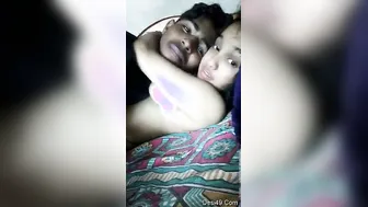 College GF Getting Her Boobs Sucked By Her Boyfriend