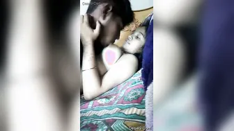 College GF Getting Her Boobs Sucked By Her Boyfriend