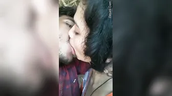 College Sweethearts Making Out And Kissing In Public Park Today