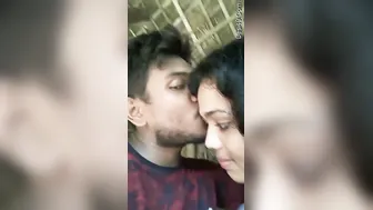 College Sweethearts Making Out And Kissing In Public Park Today