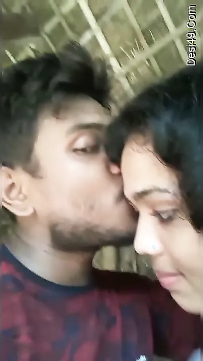 College Sweethearts Making Out And Kissing In Public Park Today