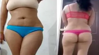 Sexy GF Stripping And Showing Tits During Video Calling