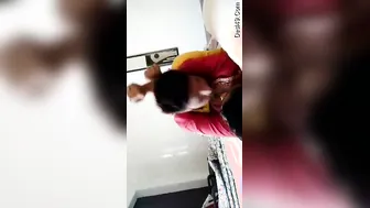 Young Couple Getting Naughty Together In Budget Hotel Room Today