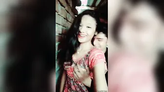 Sweet Desi Girl Getting Her Breasts Squeezed By Her Lover Hard