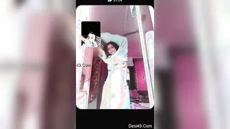 Married Bhabhi Exposing Her Perfect Tits During Video Chat Time