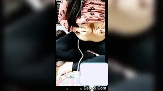 Naughty Desi Babe Flashing Her Perky Tits On Private Video Chat