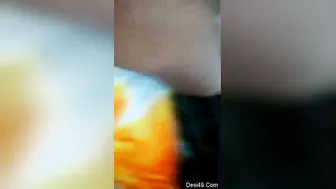 Naked GF Showing Off Her Perky Tits And Shaved Pussy