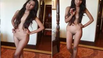 Naughty GF Loves Stripping Naked Dancing For Her Man