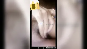 Showing Off My Big Boobs For Him During Naughty Video Call Part1