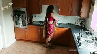 Hot Nri Bhabhi Stripping Naked Teasing Hubby With Her Body