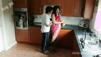 Hot Nri Bhabhi Stripping Naked Teasing Hubby With Her Body