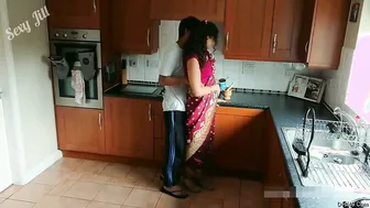 Hot Nri Bhabhi Stripping Naked Teasing Hubby With Her Body