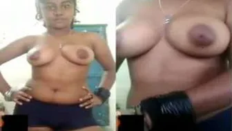 Desi GF Flashing Her Tits For Boyfriend On Video Call