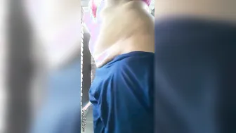 Desi Babe Stripping Completely Naked Showing Tits And Pussy