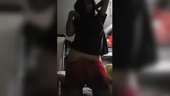 Tamil Cutie Stripping Naked Showing Her Tits And Pussy Off