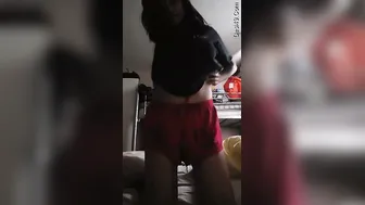 Tamil Cutie Stripping Naked Showing Her Tits And Pussy Off