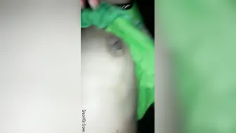 Village Wife Showing Her Tits And Pussy To Husband On Camera