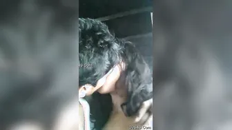 Desi GF Kissing And Getting Her Tits Sucked By Lover