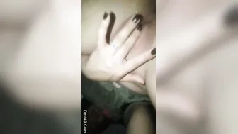 Hot Desi Babe Fingering Her Wet Pussy Recording Clip For Her Man