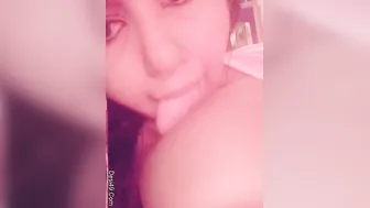 Adorable GF Stripping Topless During Our Video Call Today