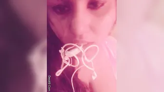 Adorable GF Stripping Topless During Our Video Call Today