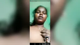 Tamil Bhabhi Revealing Herself To Her Secret Lover At Home Today