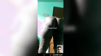 Tamil Bhabhi Revealing Herself To Her Secret Lover At Home Today