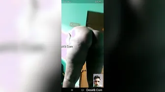 Tamil Bhabhi Revealing Herself To Her Secret Lover At Home Today