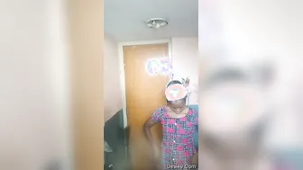 Tamil GF Getting Ready For Bath Caught On Camera