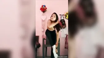Innocent Looking GF Undressing Showing Her Naked Body