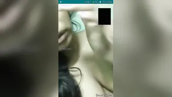 Adorable Indian Babe Getting Naked For Boyfriend On Video Chat