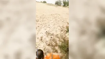 Shy Village Bhabhi Stripping Outdoors Showing Her Pussy To Lover