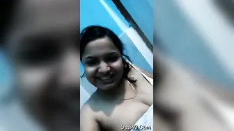 Desi GF Stripping Down Revealing Her Tits And Pussy Again