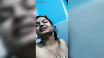 Desi GF Stripping Down Revealing Her Tits And Pussy Again