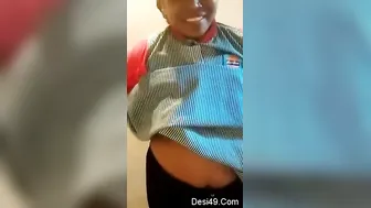 Mallu Bhabhi Removing Clothes Showing Off Tits And Wet Pussy