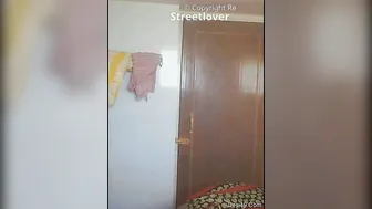 Wife Stripping Off Her Clothes Getting Ready For Her Bath Time
